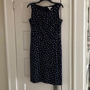 Navy Blue & Polka Dot dress